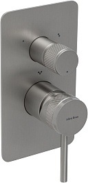 Allen Brau Смеситель для ванны Priority 5.31A11-BN (с внутренней частью, 3 выхода) никель – фотография-1